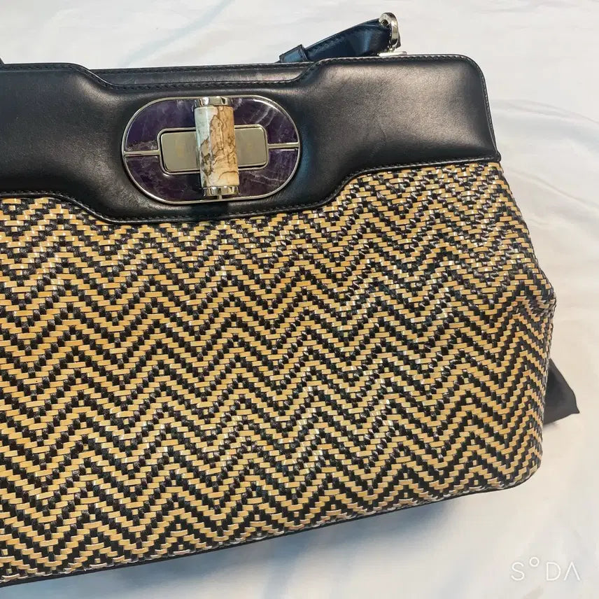 [BUNJANG] Bulgari Isabella Rossellini Tote Bag / 불가리 이사벨라 로셀리티 토트백