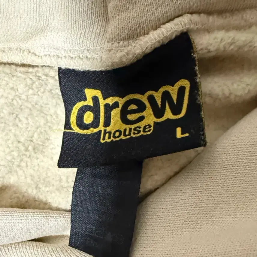 [BUNJANG] Drew House Mascot Ivory Hoodie L / 드류하우스 마스코트 아이보리 후드티 L