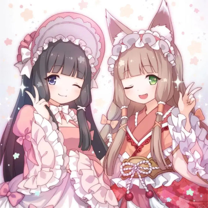 [BUNJANG] Princess Connect! Re:Dive Maho Cosplay Costume / 레어코스! 프리코네 마호 코스프레ㅣ미소녀 일본 로리타 기모노