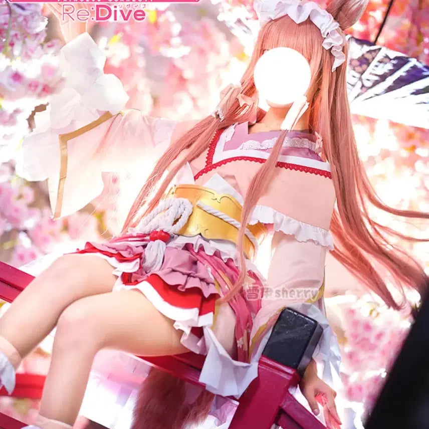 [BUNJANG] Princess Connect! Re:Dive Maho Cosplay Costume / 레어코스! 프리코네 마호 코스프레ㅣ미소녀 일본 로리타 기모노