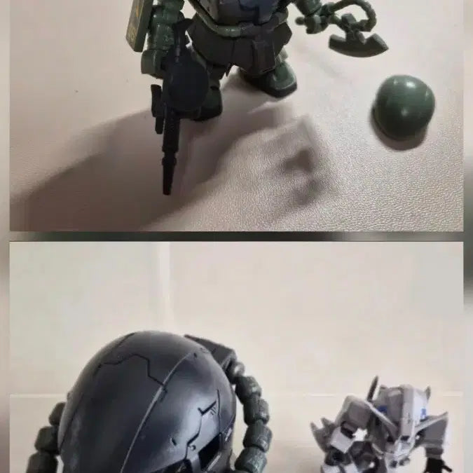 [SOLD OUT] 건담 마이크로워즈 SP 자쿠2 + 자쿠 헤드 + 가샤폰전사