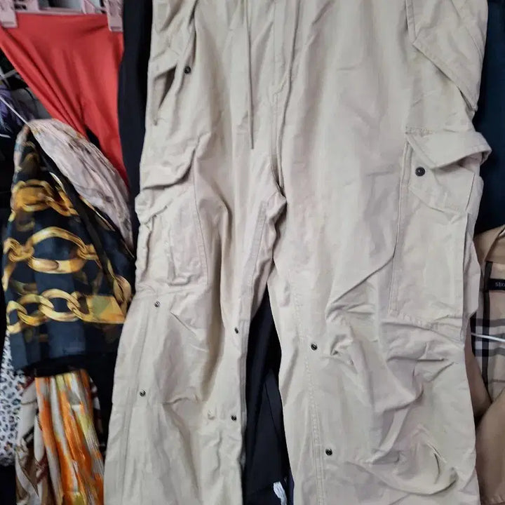 [BUNJANG] Beige Cargo Jogger Pants XXL / 베이지 카고 조거 팬츠 XXL