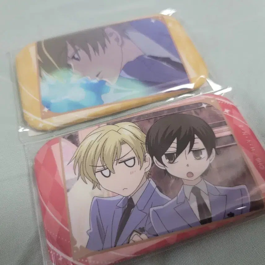 [BUNJANG] Ouran High School Host Club Kuji Can Badge Set / 오란고교 호스트부 쿠지 캔뱃지 2종
