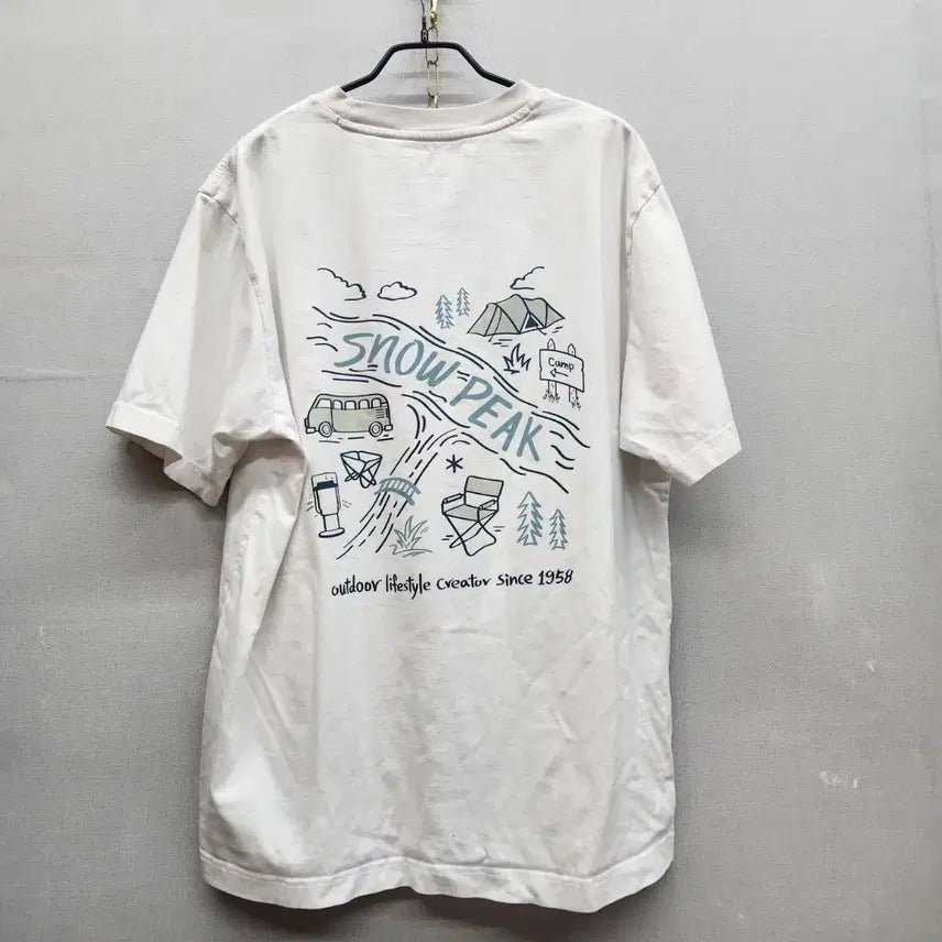 [SOLD OUT] 스노우피크 백 빅로고 반팔티 L~XL