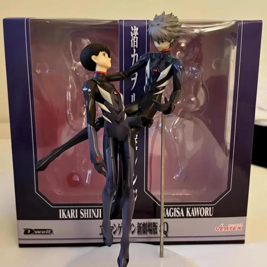 [BUNJANG] Vertex Evangelion Kaworu &amp; Shinji Figure (Genuine) / (정품) 에반게리온 버텍스 카오루&amp;신지 피규어