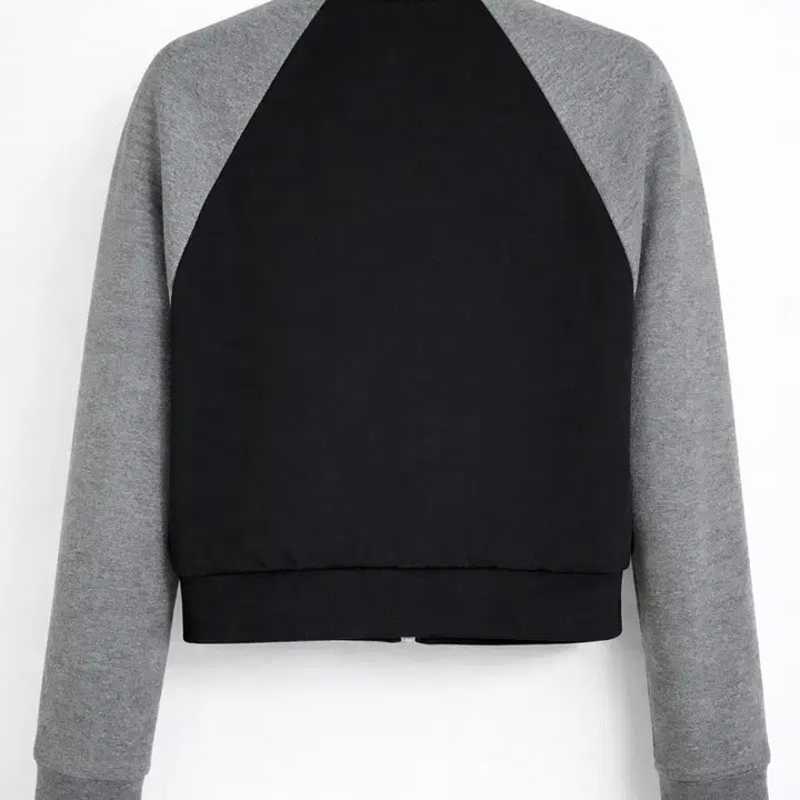 [BUNJANG] Alexander Wang Color Block Zip-up Jacket / 알렉산더왕 블랙/회색 배색 집업 자켓
