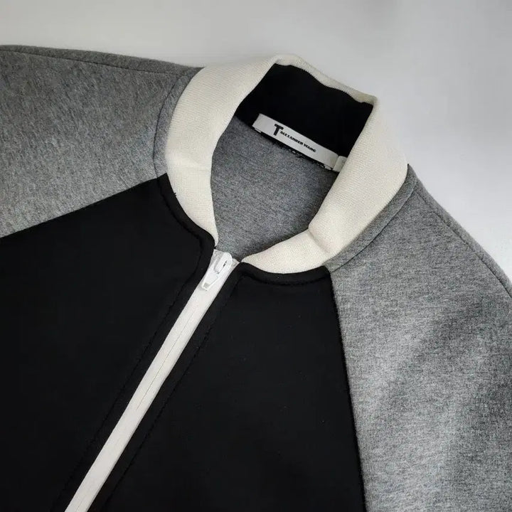 [BUNJANG] Alexander Wang Color Block Zip-up Jacket / 알렉산더왕 블랙/회색 배색 집업 자켓