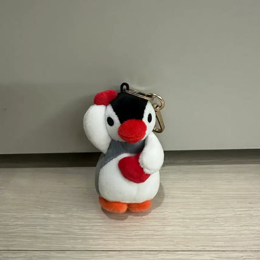 [BUNJANG] Pingu Heart Keyring / 핑구 키링