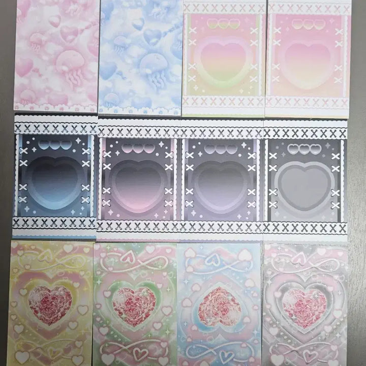 [BUNJANG] Binder Set with Index, Header Tag, and Packaging Supplies / 바인더 대지 257장 일괄판매 인덱스 헤더택 포카 포장 뒷대지 하드슬리브