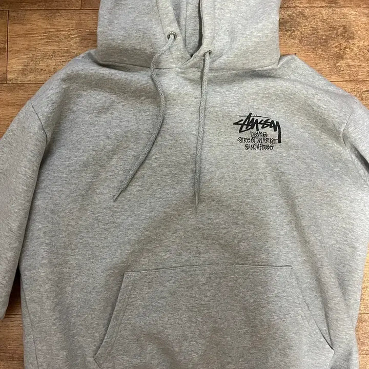 [BUNJANG] Stussy Grey Hoodie / 스투시 후드티
