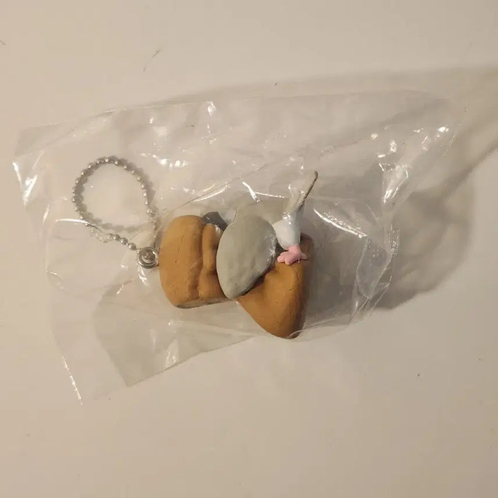 [BUNJANG] Japanese Gacha Silver Cockatiel Bread Keyring / (캡슐만개봉/새상품) 일본 가챠 식빵 앵무새 가챠 키링