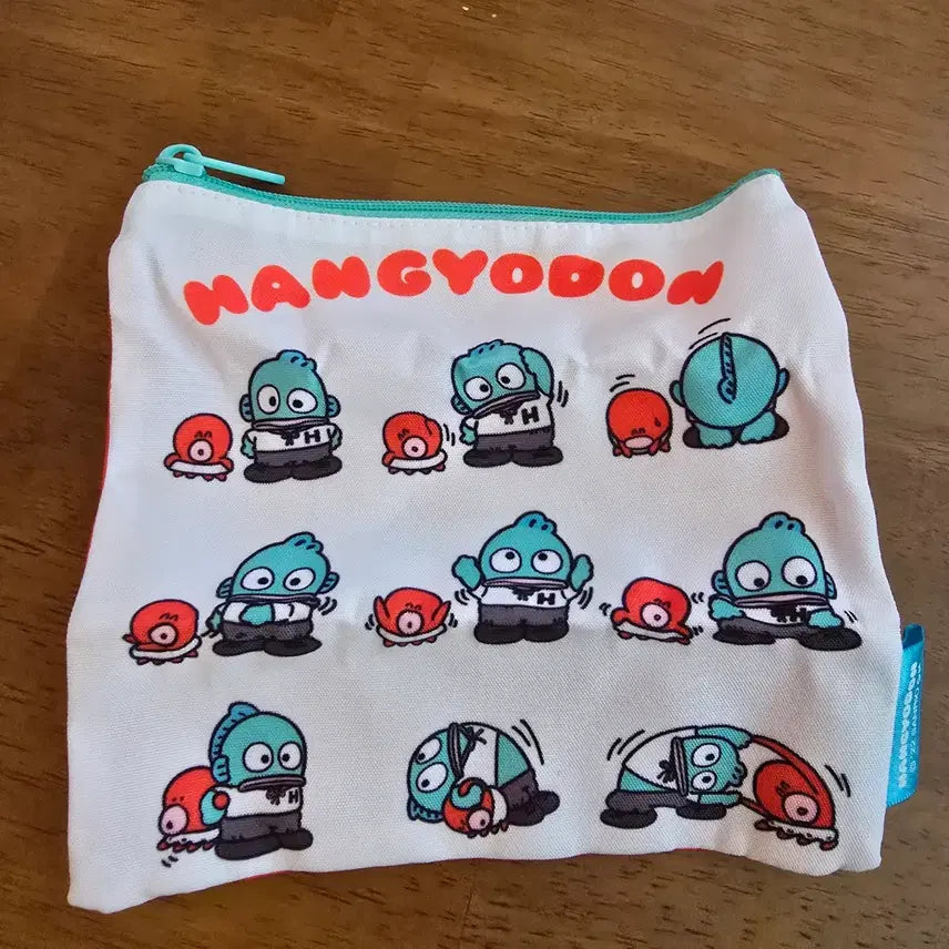 [BUNJANG] Sanrio Hangyodon Pouch / 산리오 한교동 자크 파우치 갸차