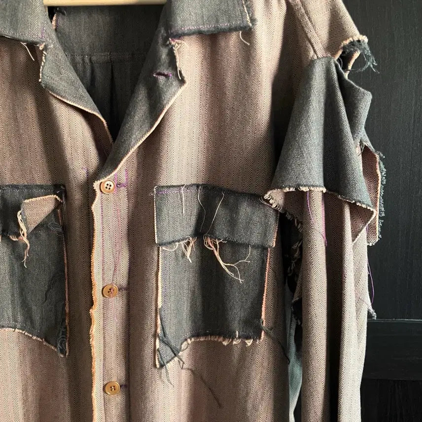 [BUNJANG] Sulvam Herringbone Cotton Shirt / Sulvam shirt