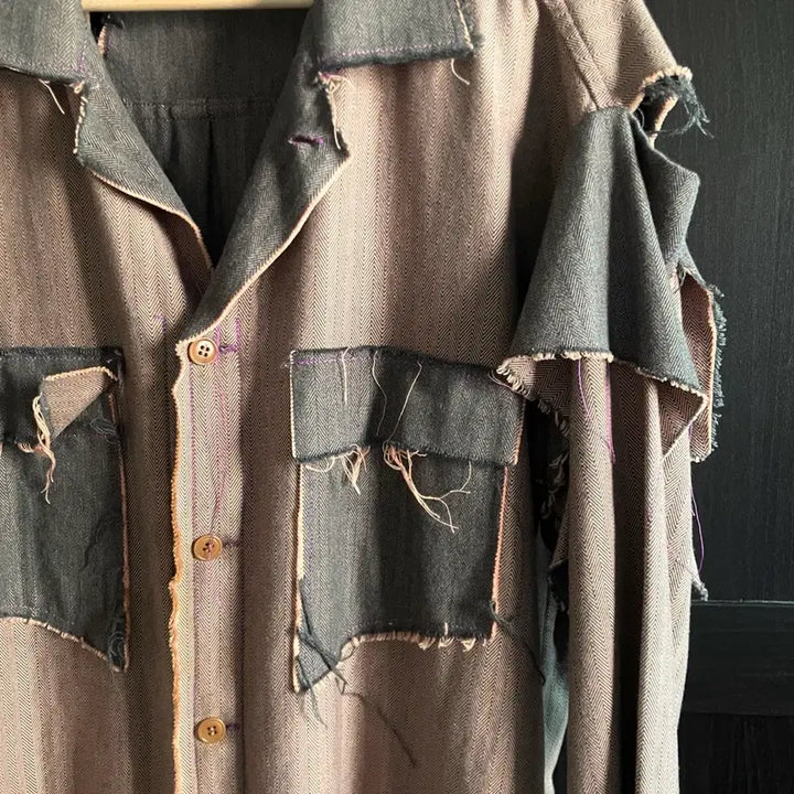 [BUNJANG] Sulvam Herringbone Cotton Shirt / Sulvam shirt