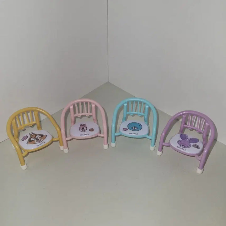 [BUNJANG] Bonobono Chair Gacha 4-Piece Bundle Set / 보노보노 의자 가챠 4종 일괄