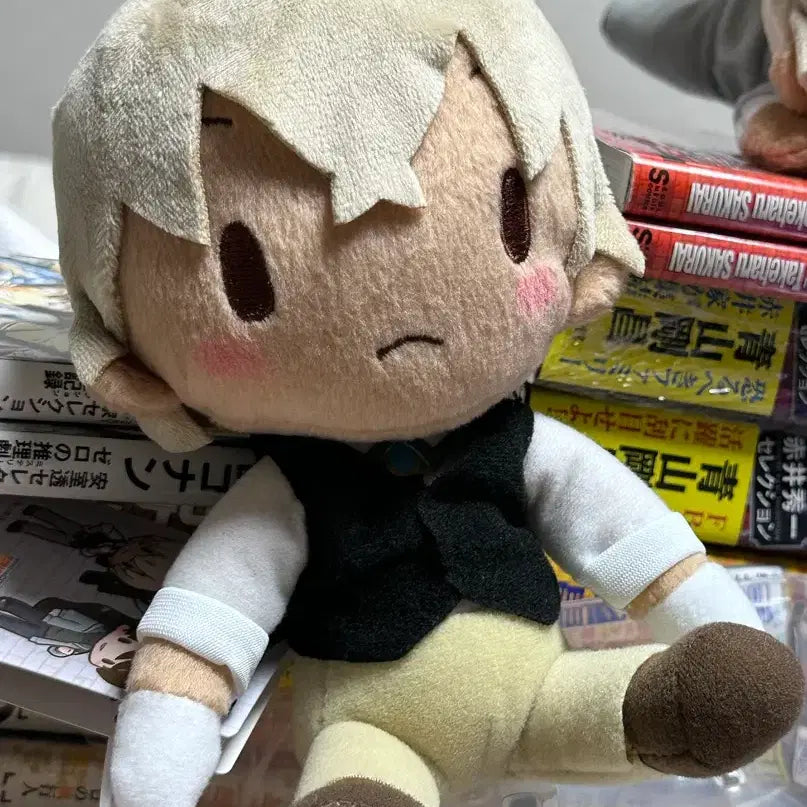 [BUNJANG] Detective Conan FuwaPuchi Bourbon Plush / 명탐정 후와푸치 버번 누이