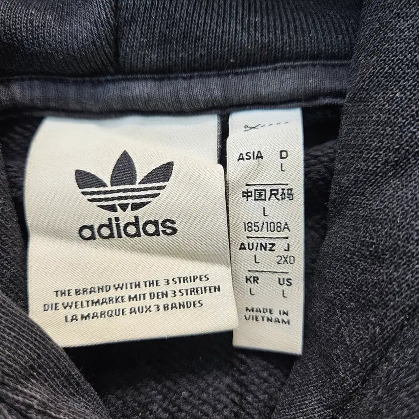 [BUNJANG] Adidas Essential Retro Washed Hoodie / L 아디다스 에센셜 레트로 워시드 후드티 0319Y