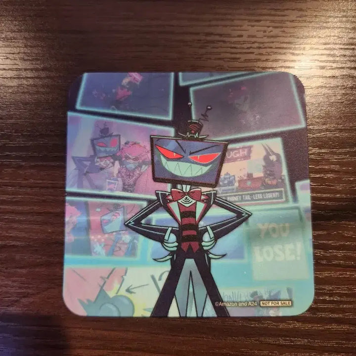 [BUNJANG] Hazbin Hotel Smile Base Cafe Vox Coaster / 해즈빈호텔 스마일베이스카페 코스터 복스