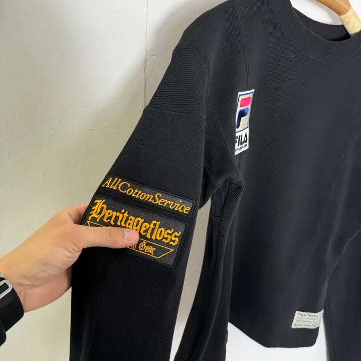 [BUNJANG] Heritagefloss x FILA Sweatshirt / 헤리티지플로스 맨투맨