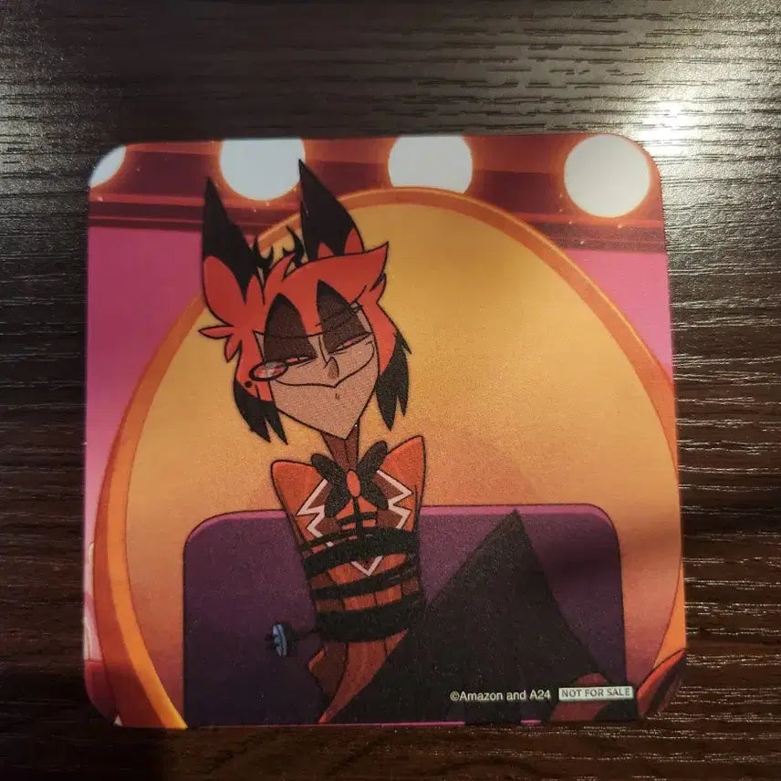 [BUNJANG] Hazbin Hotel Alastor Coaster / 해즈빈호텔 스마일베이스카페 코스터 알래스터