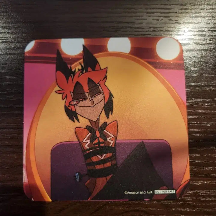 [BUNJANG] Hazbin Hotel Alastor Coaster / 해즈빈호텔 스마일베이스카페 코스터 알래스터