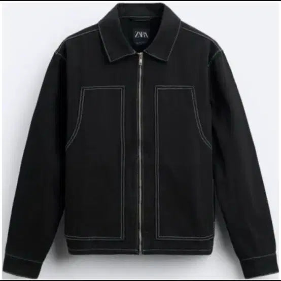 [BUNJANG] Zara Stitch Point Jacket - Size L / 자라 스티치 포인트 자켓 L