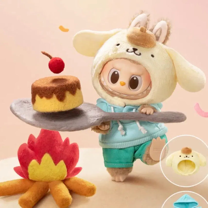 [BUNJANG] Popmart Sanrio Pom Pom Purin Labubu Sakuya Keyring / [당일발송] 팝마트 산리오 폼폼푸린 라부부 새상품 (사쿠야 키링)