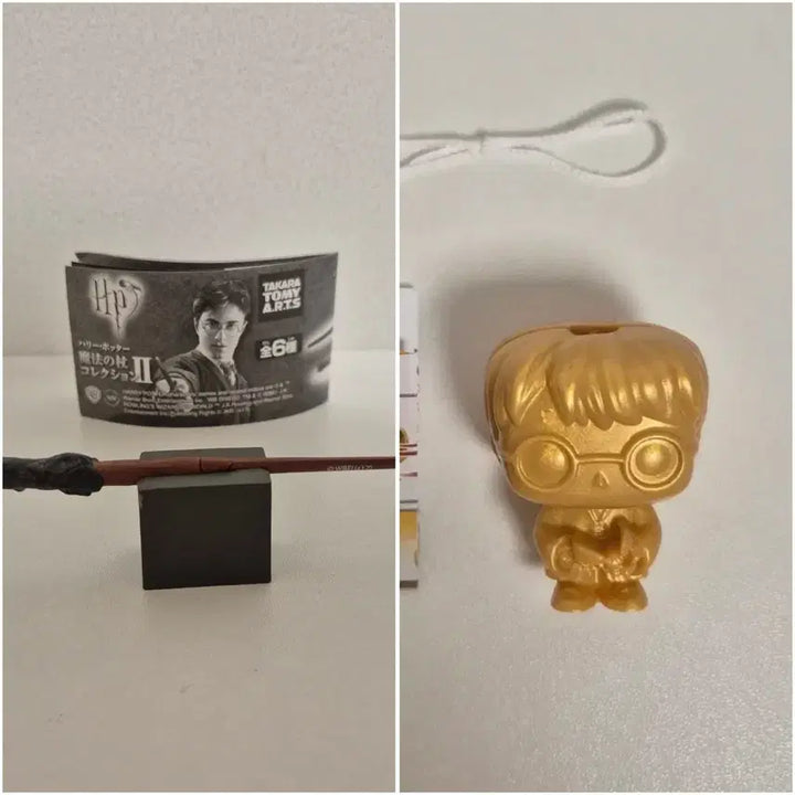 [BUNJANG] Harry Potter Takara Tomy Golden Mini Figure Kinder Joy Magic Wand / 해리포터 타카라토미 해리포터 매직완드 마법지팡이 황금미니피규어 킨더조이