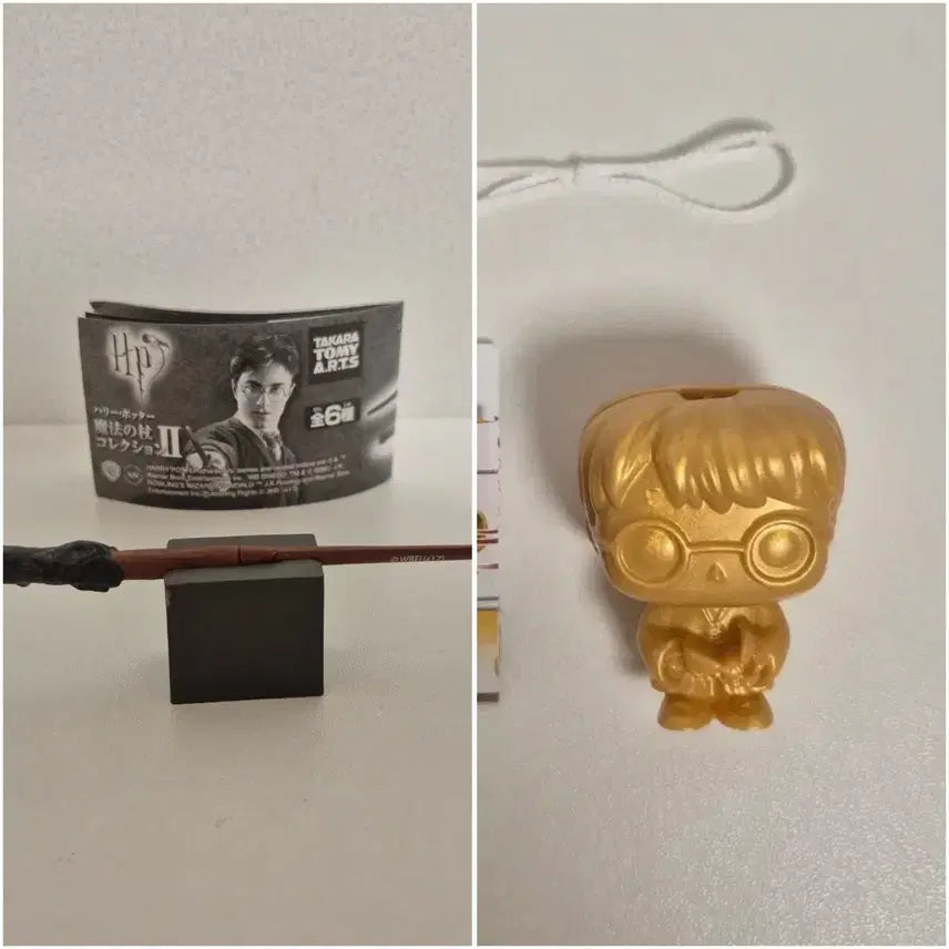 [BUNJANG] Harry Potter Takara Tomy Golden Mini Figure Kinder Joy Magic Wand / 해리포터 타카라토미 해리포터 매직완드 마법지팡이 황금미니피규어 킨더조이