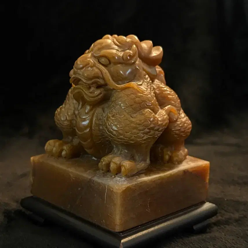 [BUNJANG] Large Stone Seal Impression Stamp / 대형 원석 옥새 낙관 | 낙관 | 인장 | 도장