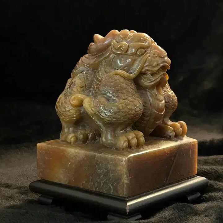 [BUNJANG] Large Stone Seal Impression Stamp / 대형 원석 옥새 낙관 | 낙관 | 인장 | 도장