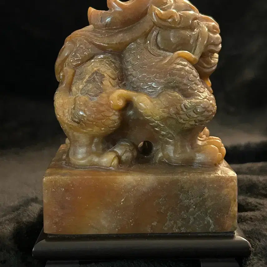 [BUNJANG] Large Stone Seal Impression Stamp / 대형 원석 옥새 낙관 | 낙관 | 인장 | 도장
