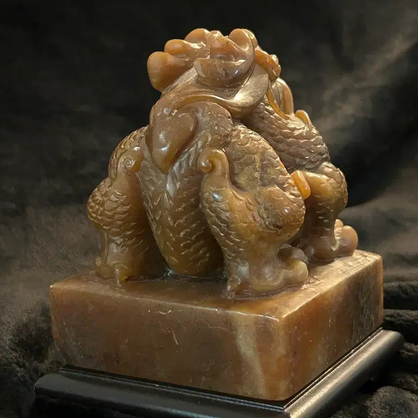 [BUNJANG] Large Stone Seal Impression Stamp / 대형 원석 옥새 낙관 | 낙관 | 인장 | 도장