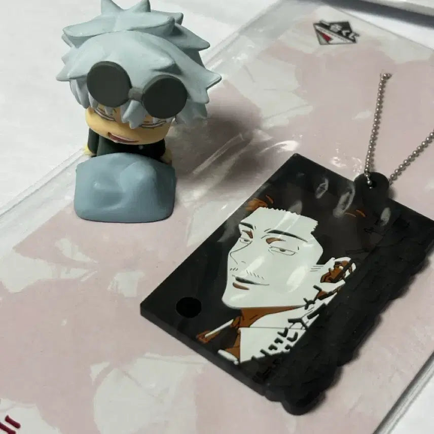 [BUNJANG] Jujutsu Kaisen Gojo &amp; Gongsiwoo Keyring Bundle Set / 주술회전 오네무탄 고죠 공시우 키링 일괄