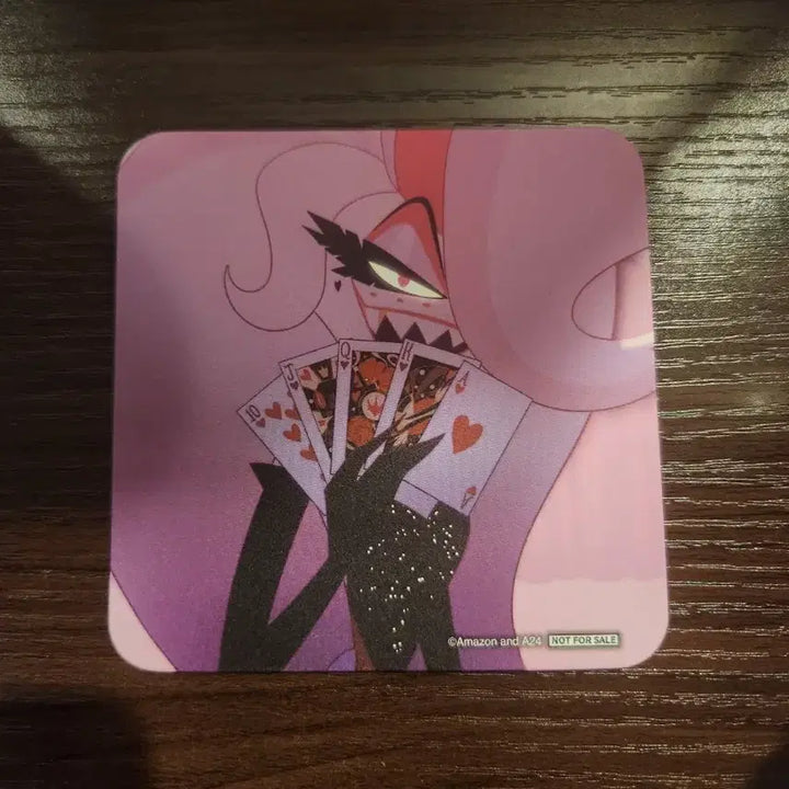 [BUNJANG] Hazbin Hotel Smile Base Cafe Angel Coaster / 해즈빈호텔 스마일베이스카페 코스터 엔젤
