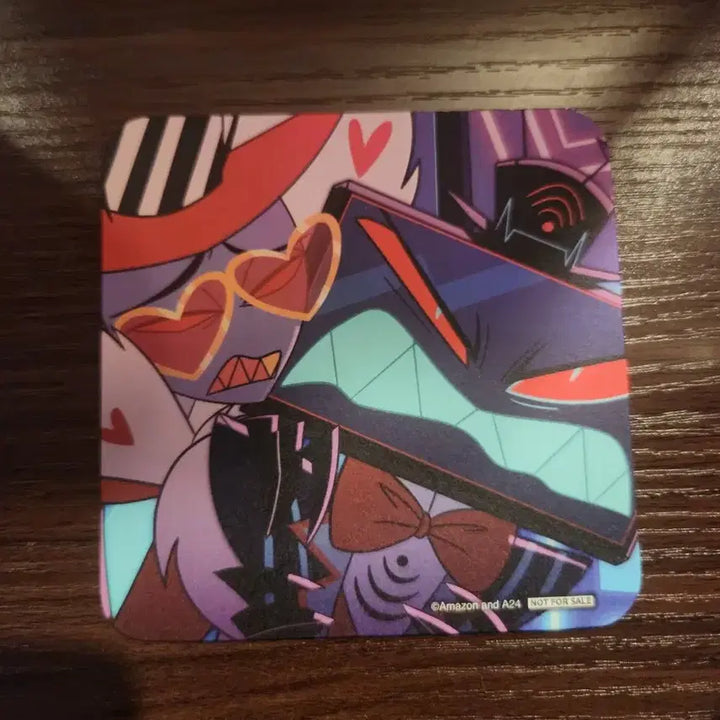 [BUNJANG] Hazbin Hotel Smile Base Cafe Vox &amp; Valentino Coaster / 해즈빈호텔 스마일베이스카페 코스터 복스&amp;발렌티노
