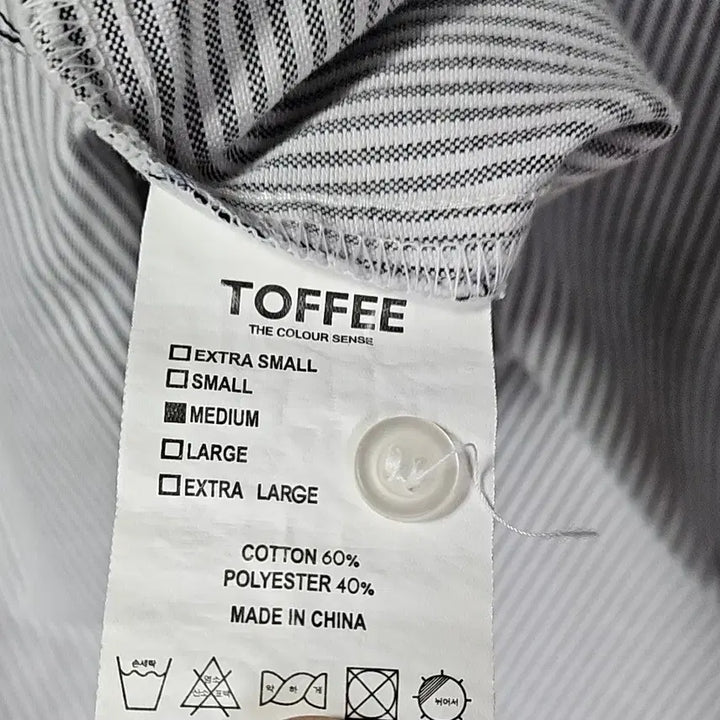 [SOLD OUT] TOPTEE 스트라이프 와이드 긴팔 셔츠
