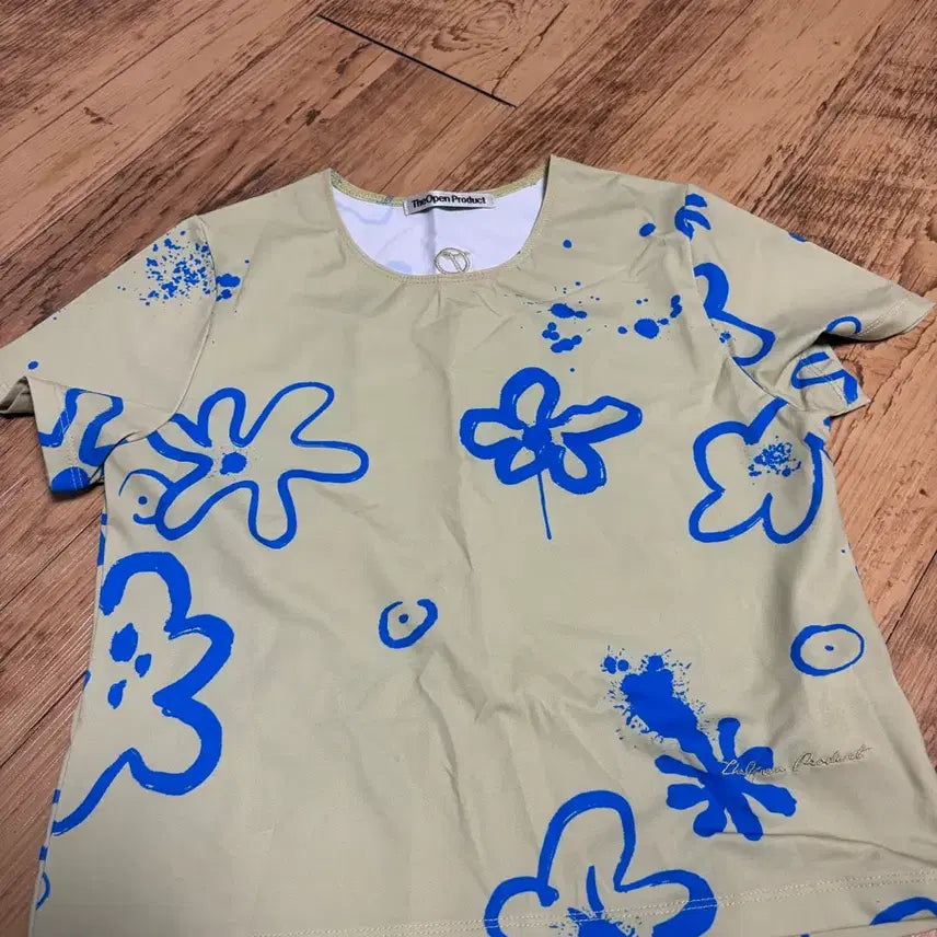 [BUNJANG] TheOpen Product Flower Baby T-Shirt / (택포) 더오픈프로덕트 openyy 플라워 베이비 반팔티