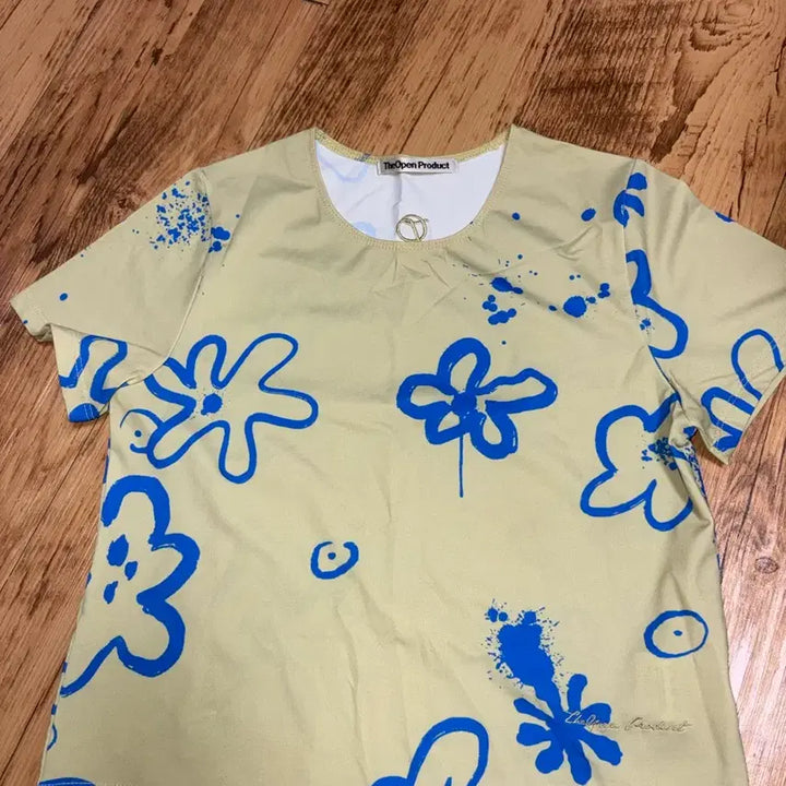 [BUNJANG] TheOpen Product Flower Baby T-Shirt / (택포) 더오픈프로덕트 openyy 플라워 베이비 반팔티