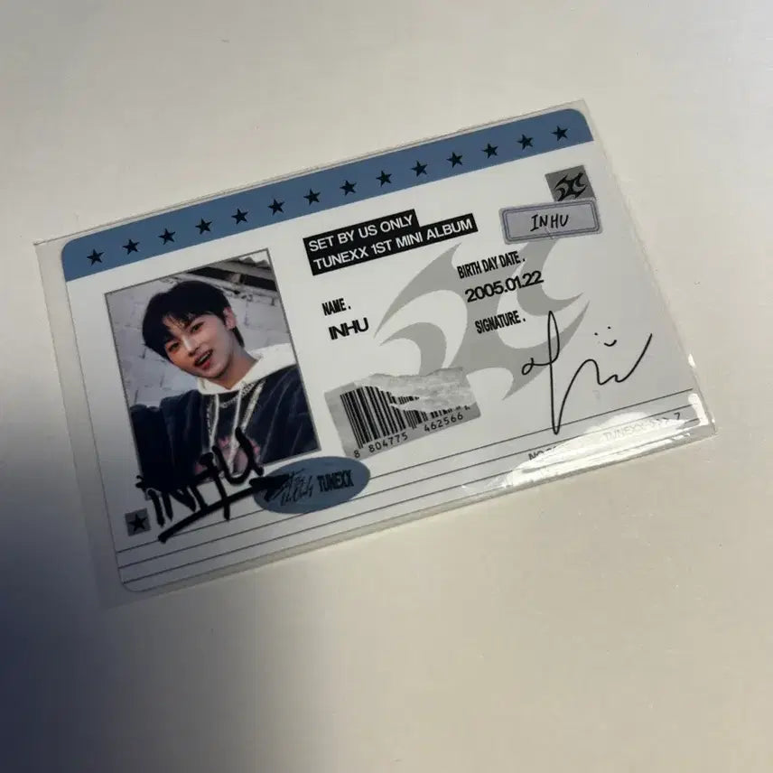 [SOLD OUT] 튜넥스 TUNEXX 인후 앨범 ID카드 양도