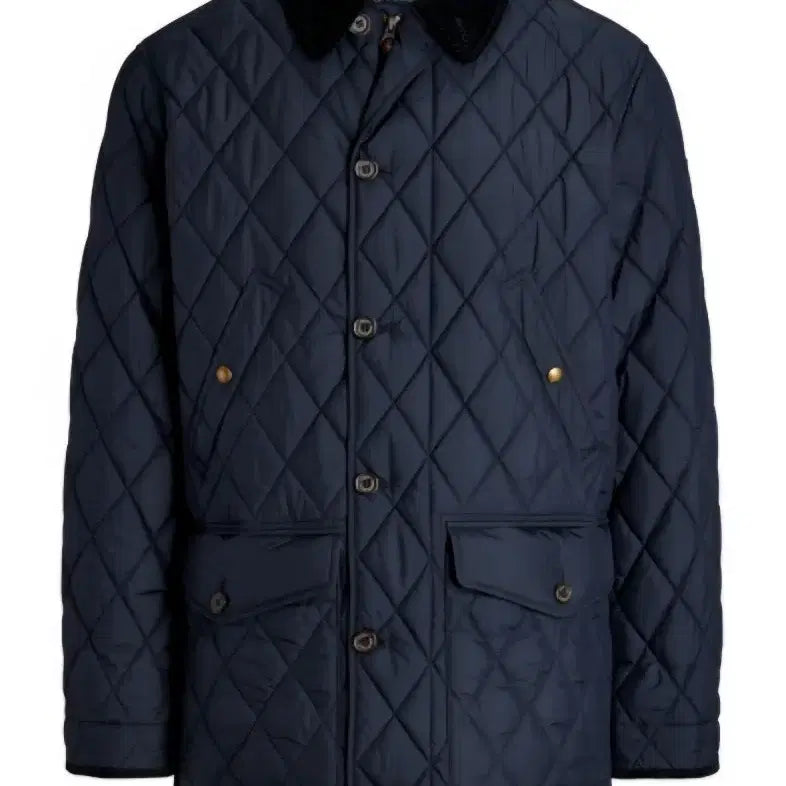 [BUNJANG] Polo Quilted Car Coat L / 폴로 퀼트 카 코트 L