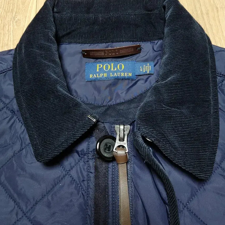 [BUNJANG] Polo Quilted Car Coat L / 폴로 퀼트 카 코트 L