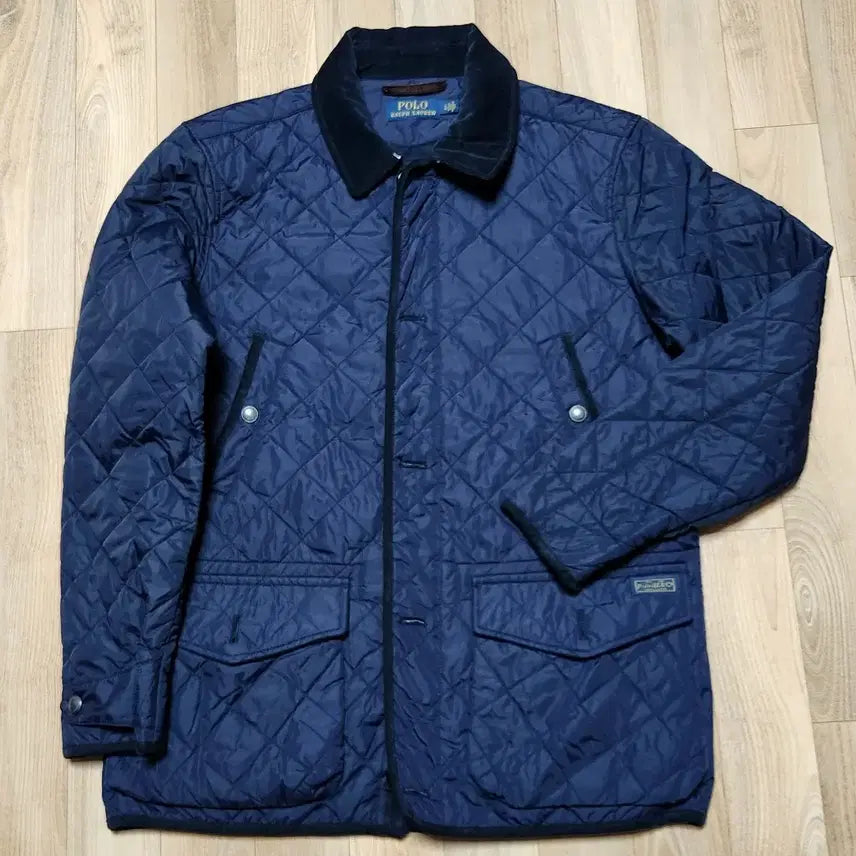 [BUNJANG] Polo Quilted Car Coat L / 폴로 퀼트 카 코트 L