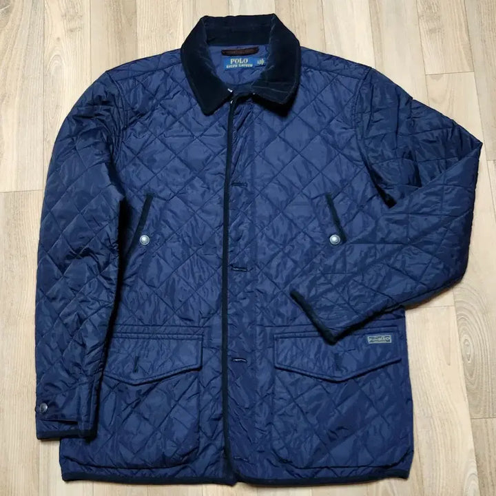 [BUNJANG] Polo Quilted Car Coat L / 폴로 퀼트 카 코트 L