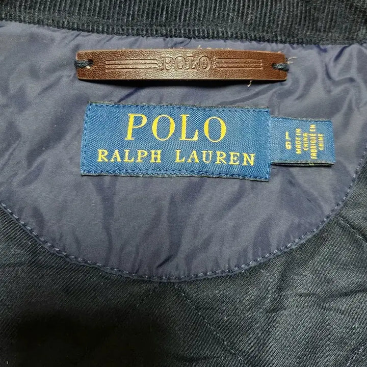 [BUNJANG] Polo Quilted Car Coat L / 폴로 퀼트 카 코트 L