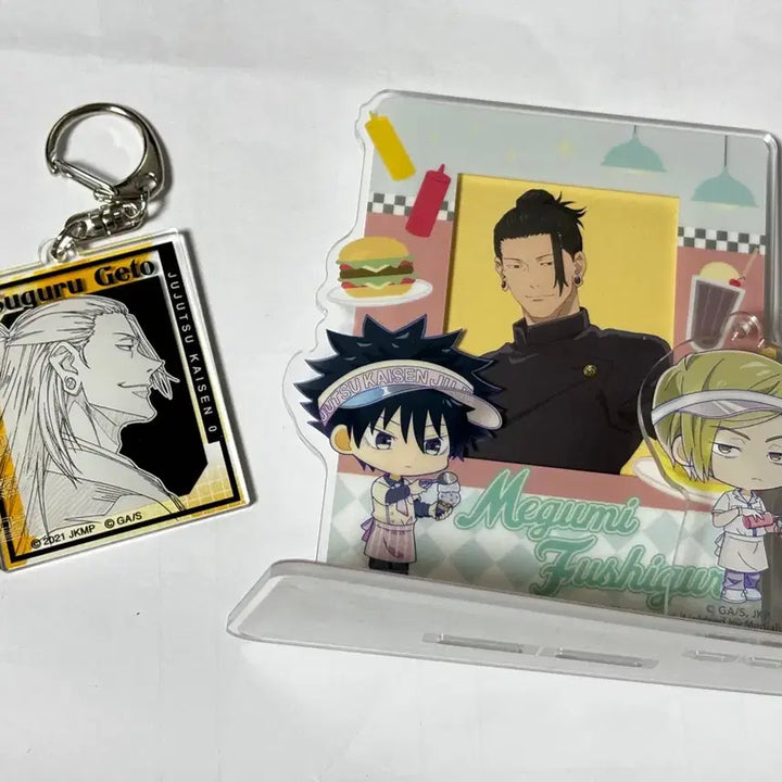 [BUNJANG] Megumi Acrylic Photo Frame &amp; Geto Acrylic Keychain Bundle / 메구미 아크릴 포토 프레임 게토 0 아크릴 키링 일괄