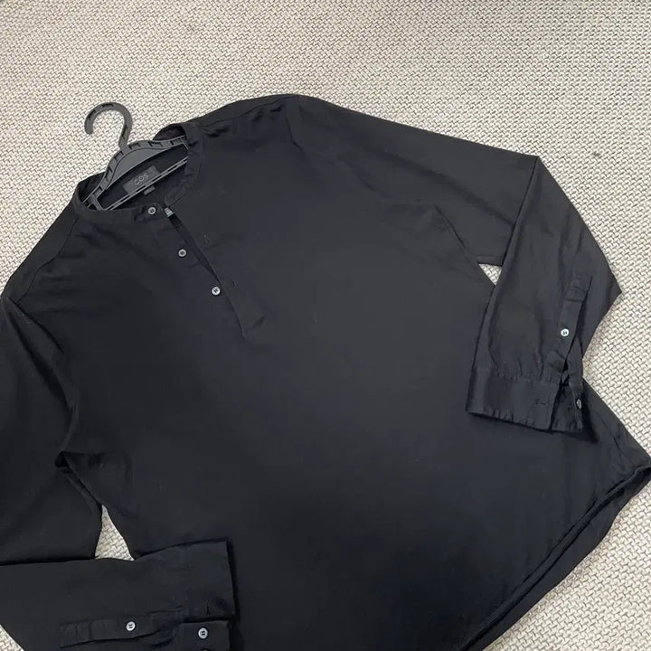 [BUNJANG] M COS China Neck Long Sleeve T-shirt / M COS 차이나넥 긴팔티셔츠 N.8661