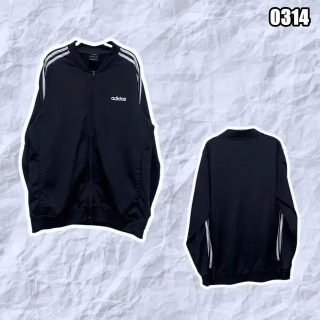 [BUNJANG] Adidas OG Minimal Three Stripe Track Top Jersey (3XL) / 3XL 아디다스 og 미니멀 삼선 트랙탑 져지