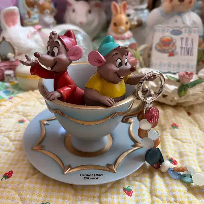 [SOLD OUT] 디즈니 신데렐라 쥐 거스/자크 Trinket Dish 보석트레이