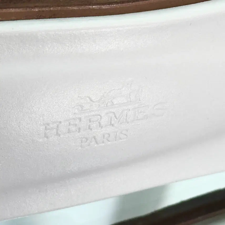 [BUNJANG] Hermes Oran Mule Slippers White / 에르메스 오란 뮬 슬리퍼 화이트